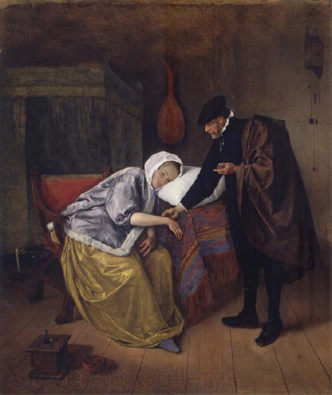 Jan Steen The Sick woman Germany oil painting art
